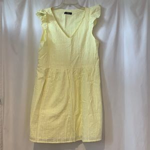 yellow shein sundress
